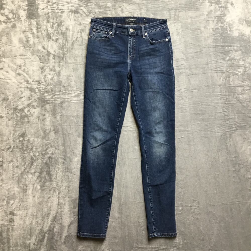 Lucky Brand Ava Skinny Jeans Women's Size 26 Dark‎ Blue
